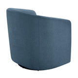 Ardena Blue Swivel Barrel Chair B050P322593
