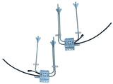 Front Left & Right Power Window Regulators w/ Motor Fit for Freightliner Cascadia Bolt On Electric 31336969