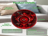 Solar Powered Motion Activated Alarm, PIR Motion Sensor Unit with 129dB Alert, Custom Voice 80229028
