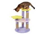 29" Moon & Star Cat Tree with 4 Levels, Jute Scratching Posts & Anti-Tipping Device for Kittens & 17222653