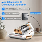 Mattress Vacuum Cleaner, Cordless 200W with 16KPA Suction, Allergen Removal, Dual Dust Cup & Battery 72873685