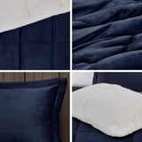 King Plush to Sherpa Down Alternative Comforter Set B035100483