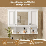 35'' x 28'' Wall Mounted Bathroom Medicine, Modern Bathroom Wall with Mirror, Mirror 91757062