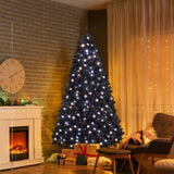 7.5 FT Pre-lit Artificial Christmas Tree, Hinged Xmas Pine Tree with 1350 Branch Tips, 400 Lights 78756924