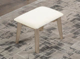 Maly Contemporary Wood Vanity and Stool Set, Gold T2574P164226