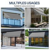 118.1"D x 47.2"W x"H Retractable Awning Grey 34819302