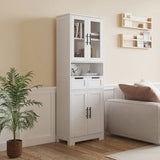 MDF Spray Paint 4 Doors 1 Pump Bathroom Cabinet White 26753430