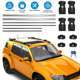 Car Roof Rack Cross 1.22m Thick Aluminum Crossbars Universal Roof Rack Adjustable Roof Cross 43450538