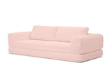 2-in-1 Folding Convertible Sofa Bed, Modern Corduroy Sleeper Couch with 2*pillows, Futon Modular W1117P417305