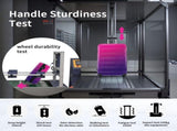 Hardshell Luggage Sets 3 Piece Gradient Color Expandable Suitcase with Spinner Wheels and TSA Lock 54223471