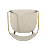 Barstools Set of 2, Counter Height Upholstered Bar Stools with Backs and Iron Legs for Kitchen N779P248198B