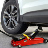 Floor Jack, 2 Ton Low Profile Floor Jack, Heav yDuty Steel Racing Floor Jack with Single Piston 40758372