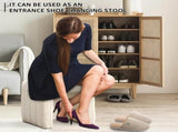 Modern Teddy Velvet Ottoman Footrest, Vanity Stool, and Shoe Bench for Makeup Room, Living Room, 94269049