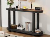 U_STYLE Modern Minimalist Ash Veneer Entryway Table with Streamlined Desktop Design, Suitable for N711P241273B