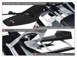 Christmas Gift Snow Racer - 44"x20"x16" Size, 13lbs Lightweight, Parent-Kid Interactive Fun-Black 40049989