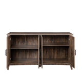 Cabinet with 4 Doors and 4 open shelgves,Freestanding Sideboard Storage Entryway Floor W33164271