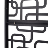 Outdoor & Indoor Privacy Metal Privacy 76" H48" W, Freestanding Decorative Privacy W465P193250