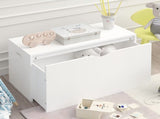 Kids Toy Storage Cabine with Rolling Drawer,Modern Wooden Toy Chest Organizer for Playroom,Living 49395364