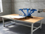 4 Color 1 Station Screen Printing Press, 21.2x17.7in / 54x45cm, 360&deg Rotatable Silk Screen with 66932620