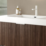 YOLAN 30" Freestanding Plywood Cabinet without basin, Retro Walnut W2615P246650