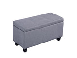 Large Storage Ottoman Bench Set, 3 in 1 Combination Ottoman, Tufted Ottoman Linen Bench for W142063971