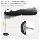 ZUN Outdoor beach umbrella/Sun Umbrella （Prohibited by WalMart） 83425403