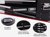 21" Metal Tool Box with 4 Drawers,Small Tool Chest with EVA Liners,Multi-Function Tool 11635683