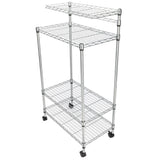 ZUN 4 Layer Adjustable Kitchen Bakers Rack Shelf Microwave Oven Stand Storage Cart 98841102