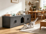 Wooden Cat Box Cabinet 71647699