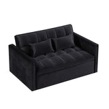 ZUN 54inch adjustable backrest sofa or sofa bed,
futon sofa with double armrest and pouch,
Variable bed W1410P251902