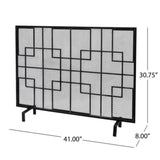 FIRE SCREEN 65178.00BLKSILV