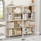 5 Tier Large Book Shelf, Bookcase Home Office Open Bookshelf,Shelves for Living Room, Office W2699P223205