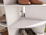 Rotating Shoe Rack Tower, 6-Tier Spinning Shoe Rack, Free Standing 360&deg Revolving Shoe Organizer, 56550516
