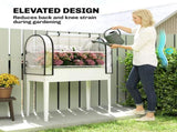 Garden Bed with Mini Greenhouse 06042482