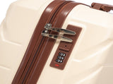 14"/20" 2 pcs/set in ABS Spinner Wheel Luggage, with Combination Lock,14" Cosmetic Case W2787P337451