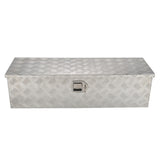 39Silver Aluminum Tool Storage Box Fit For Pickup Truck Bed Lock MT018011 20114098