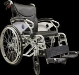 Aluminum alloy multi-function wheelchair. Unique 6 tire design. Quickly switch between self-use and W3121P297435