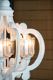 Farmhouse Chandelier, 6-Light Wood Chandelier Pendant Light Fixture with Adjustable Chain for Dining W2078137921