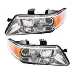 ZUN 2pcs OE Headlights With Warranty Factory Clear for 2004-2005 Acura TSX 36523637