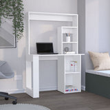 Maine Desk With Hutch and Shelves B070P188815