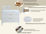 Fully Assembled 36'' White Freestanding Single Sink Bathroom Vanity with 2 Handle Sets and W1826P439634