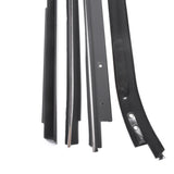 Fits for 1981-1988 Buick Regal Olds Cutlass RWD 2 Door Weatherstripping Seal Kit w/ Narrow Chrome 07319732