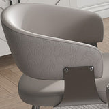 Dining Chairs Set of 2, Modern PU Leather Kitchen Chairs with Metal Legs - Ergonomic Armrests, W2700P292532