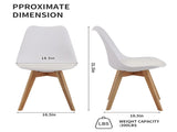 Set of four dining chairs, medieval modern style dining chairs for kitchen and dining room, with W3851P457787