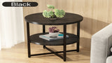 Small round side table,2 tiers farmhouse end table,accent tables for small spaces,night stands for 98844495