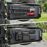 Tailgate Tactical Panel for Wrangler Tailgate Tool Kit Organizer Racks Compatible with Jeep Wrangler W2801P236409