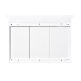 40" Medicine Cabinet with Mirror, Bathroom Storage Cabinet with Mirror Door and Shelves, Wall N710P264317K