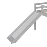 ZUN Loft Bed with Slide, Multifunctional Design, Twin 99922595