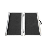 Portable Wheelchair Ramp, 2 ft 800 lbs Capacity, Non-Slip Aluminum Folding Threshold Ramp, Foldable T3342P363002
