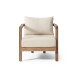 Outdoor Acacia Wood Patio Club Chair, Patio Furniture,Waterproof Thick Cushion Deep Seating for 72303.00BBGE
